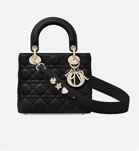 lady dior black gold|Small Lady Dior Bag Black Cannage Lambskin with Gold.